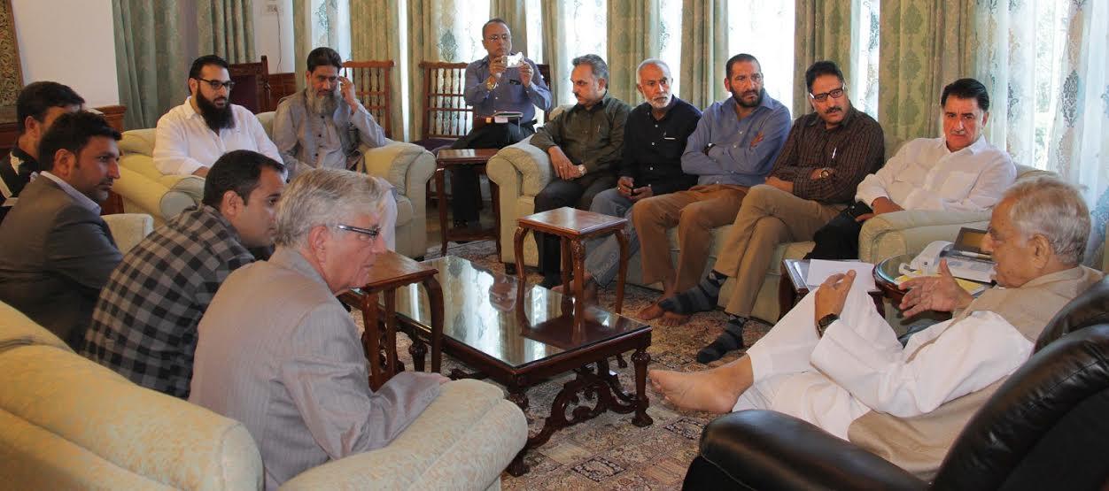 Delegation of Civil Society Forum Kashmir calls on CM